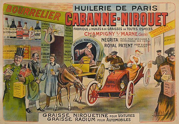 Affiche ancienne publicitaire (Huilerie de Paris)