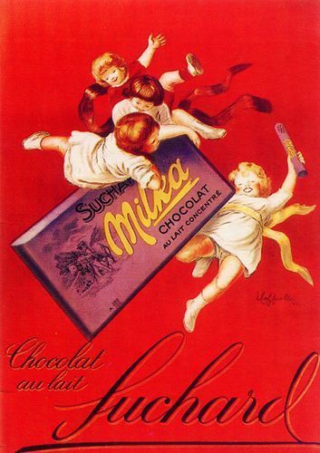 Affiche publicitaire ancienne (Suchard)