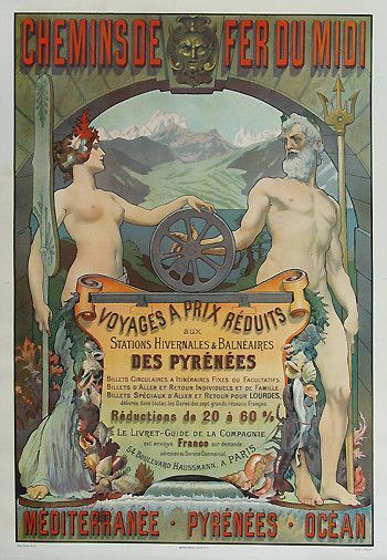 Affiche Chemins de fer