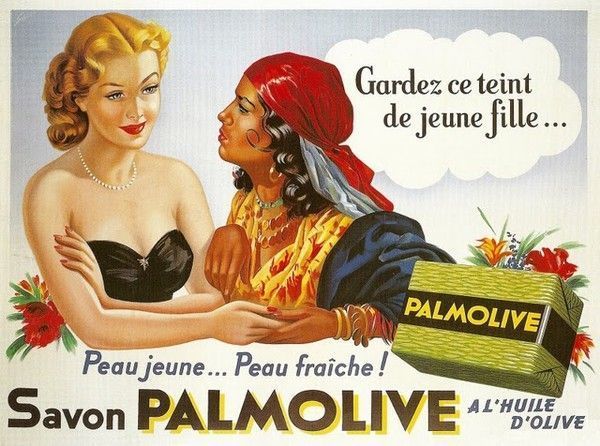 Affiche publicitaire ancienne (Palmolive)