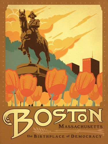 Affiche ancienne (Boston)