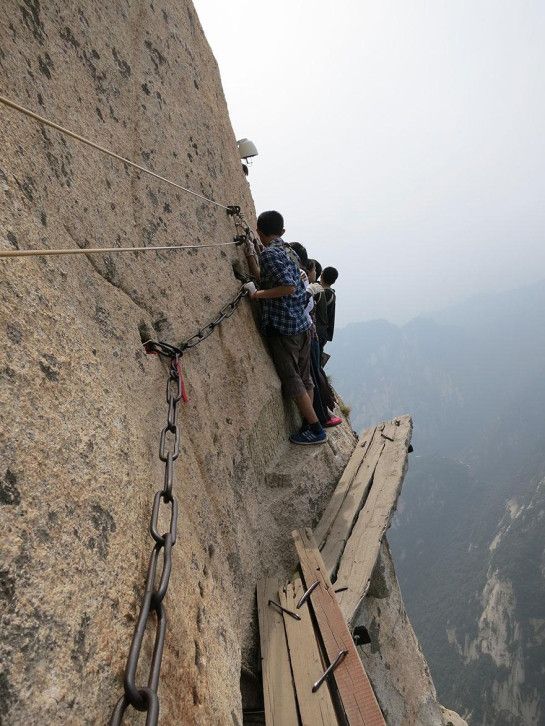 Mont Huashan, Chine