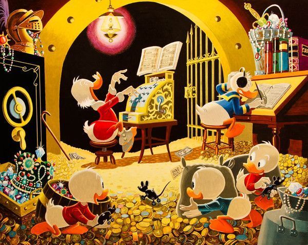 Dessiné par Carl Barks