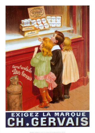 Affiche publicitaire ancienne (Ch. Gervais)