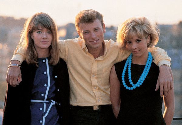 Avec Sylvie et Françoise Hardy