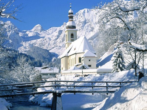 La Bavière sous la neige