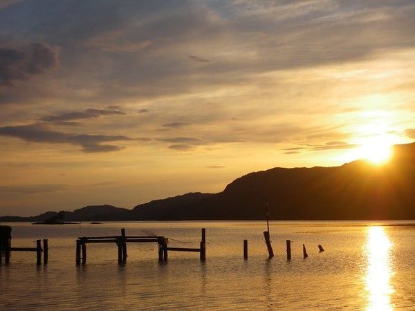 Coucher de soleil en Ecosse