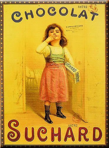 Affiche publicitaire ancienne (Suchard)