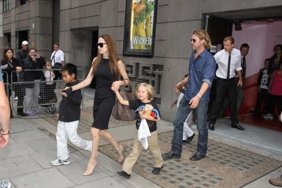Avec Angelina Jolie