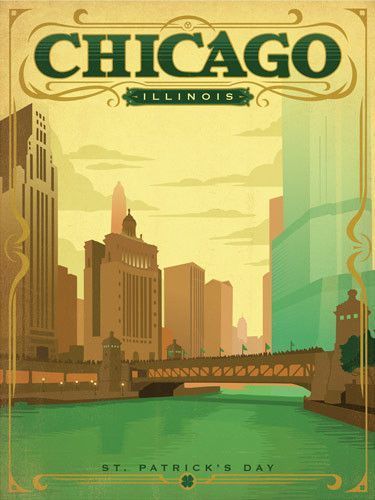 Affiche ancienne (Chicago)