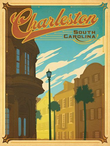 Affiche ancienne (Charleston)