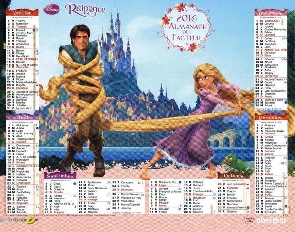 Almanach PTT Disney