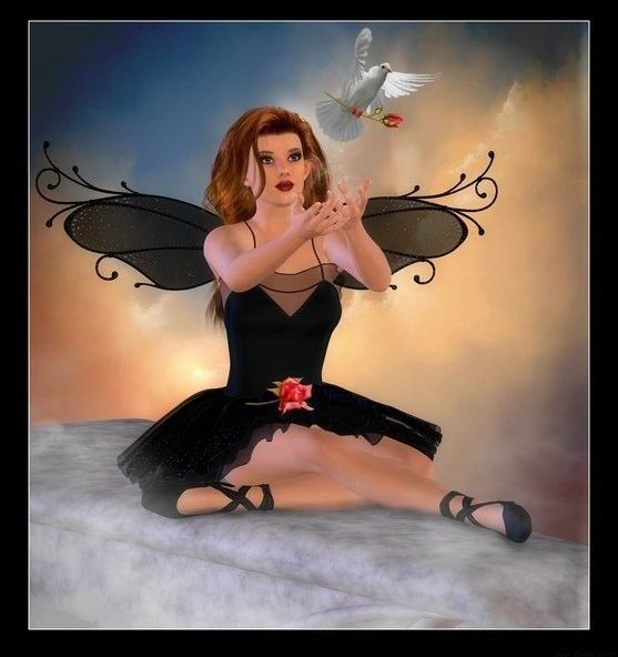 Femme papillon