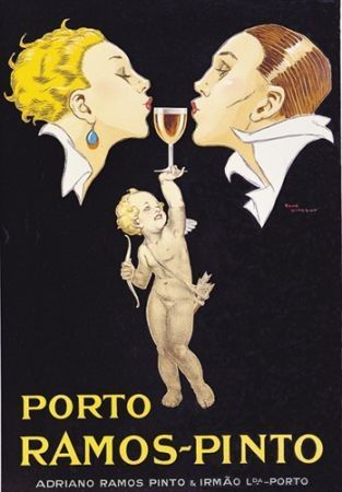 Affiche publicitaire ancienne (Porto, vin cuit)