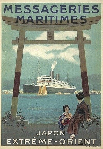 Affiche ancienne maritime