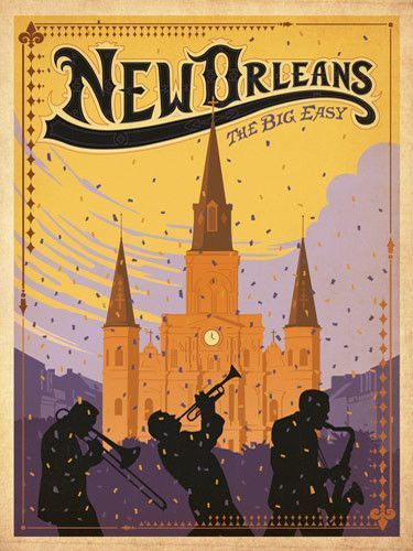 Affiche ancienne (New Orleans)