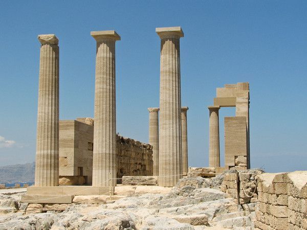 Temple de Rhodes, Grèce