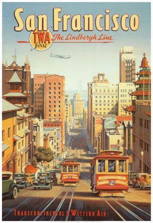 Affiche ancienne (San Francisco)