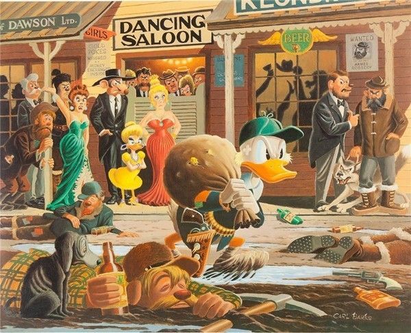 Dessiné par Carl Barks