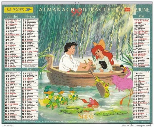 ALMANACH PTT ( Disney)