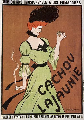 Affiche publicitaire d'antan (Cachou)