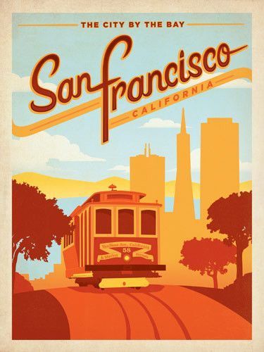 Affiche ancienne (San Francisco)