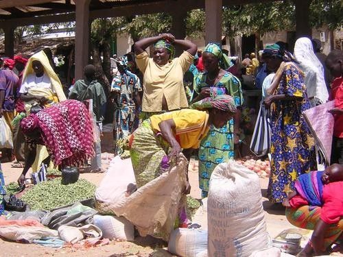 Jour de marché au Cameroun