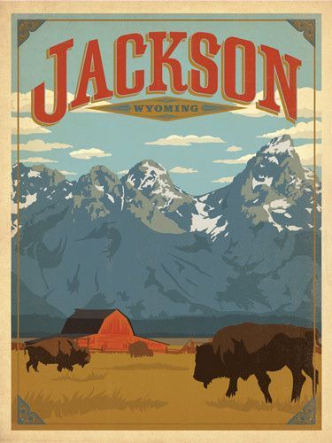 Affiche ancienne (Wyoming)