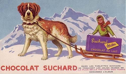 Affiche publicitaire ancienne (Suchard)