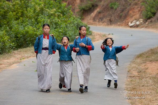 Enfants du Bouthan