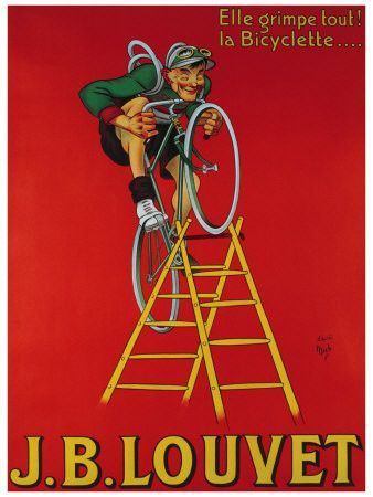 Affiche publicitaire ancienne (Vélo)