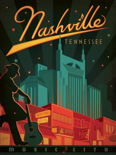 Affiche ancienne (Nashville)