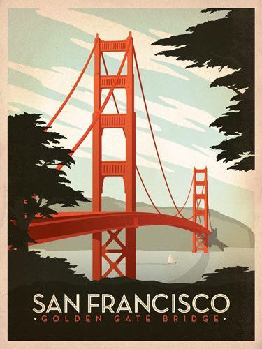 Affiche ancienne ( San Francisco)