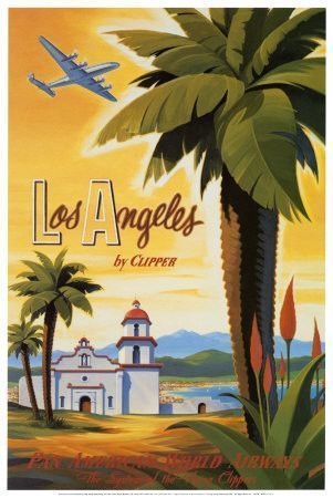 Affiche ancienne(Los Angeles)