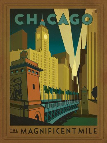 Affiche ancienne (Chicago)