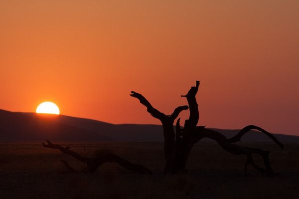 Coucher de soleil en Afrique