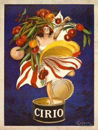 Affiche publicitaire ancienne (Sauce tomate)