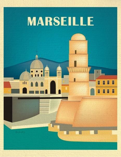 Affiche Ville française