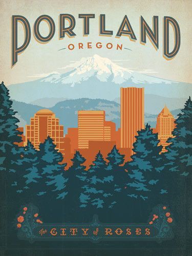 Affiche ancienne (Portland, Oregon)